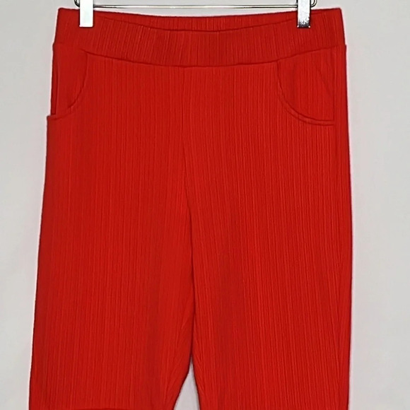 Irregular Exposure Jogger Knit Pants in Red - Size Medium - Picture 2 of 5